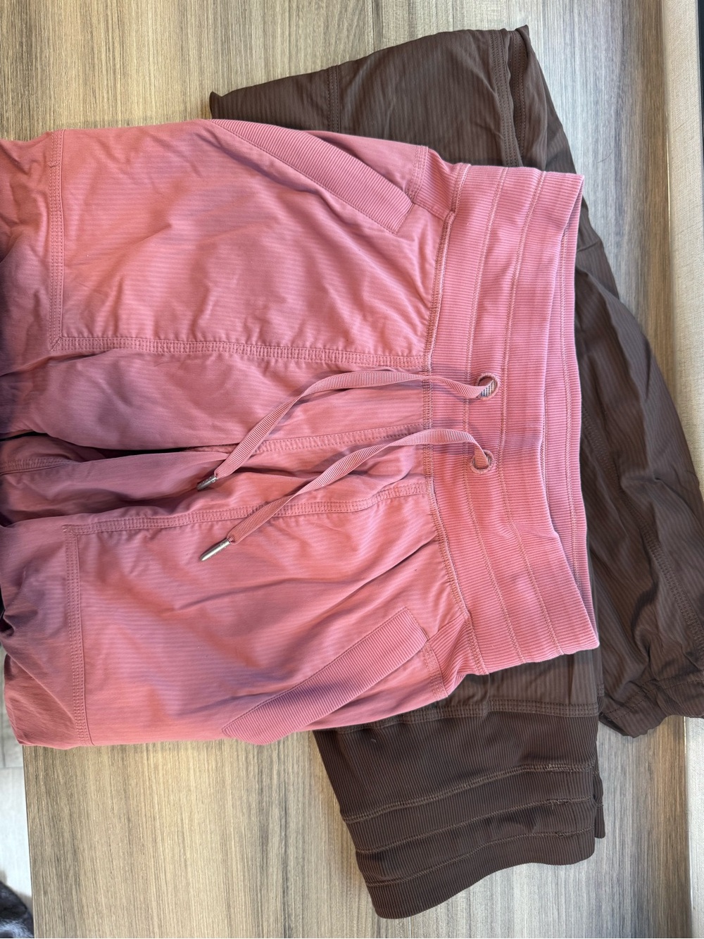 Lulu lemon bundle of Dance Studio Mid-Rise Pant in Dusty Lilac and brown